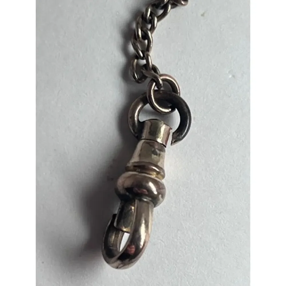 Victorian Nonpareil GF Chain Fob w Clip Lobster Claw Pocket Watch Accessories